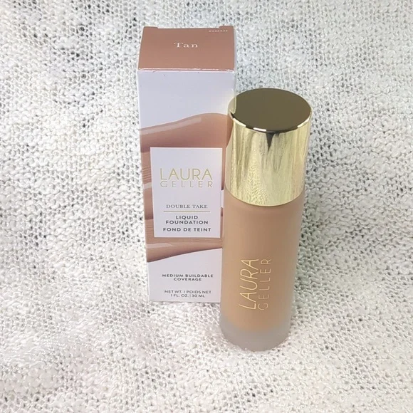 Laura Geller Double Take Liquid Foundation in Tan, 30ml/1.0fl oz - Picture 10 of 10